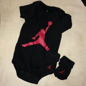 Jordan Onesie and Matching Socks